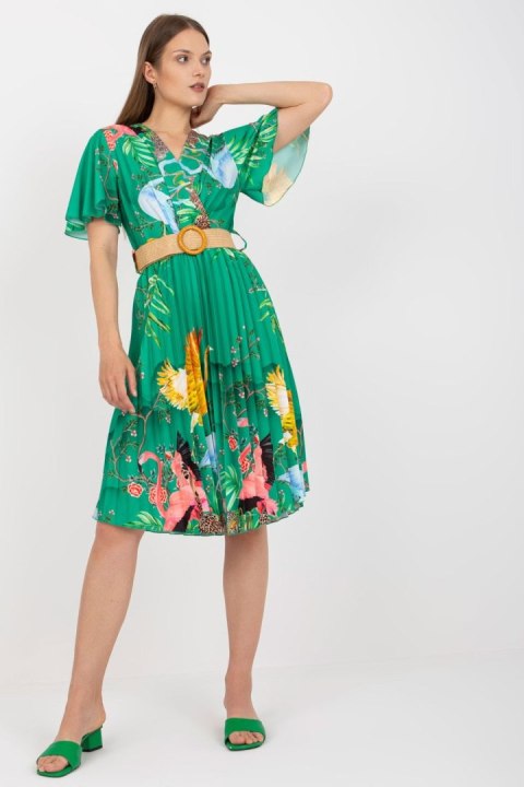 Sukienka Model DHJ-SK-15817.32 Green - Italy Moda Sukienka Model DHJ-SK-15817.32 Green - Italy Moda