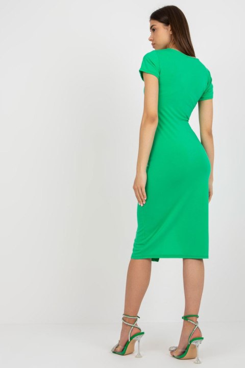 Sukienka Model DHJ-SK-17253.38X Green - Italy Moda Sukienka Model DHJ-SK-17253.38X Green - Italy Moda