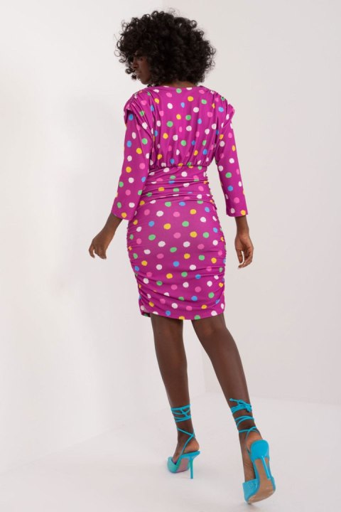 Sukienka Model DHJ-SK-17311.87 Violet - Italy Moda Sukienka Model DHJ-SK-17311.87 Violet - Italy Moda