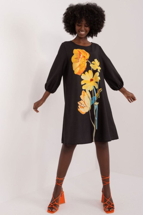 Sukienka Model DHJ-SK-18808-2.83 Black - Italy Moda Sukienka Model DHJ-SK-18808-2.83 Black - Italy Moda