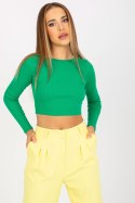 Bluzka Model RV-BZ-8010.82 Green - Rue Paris