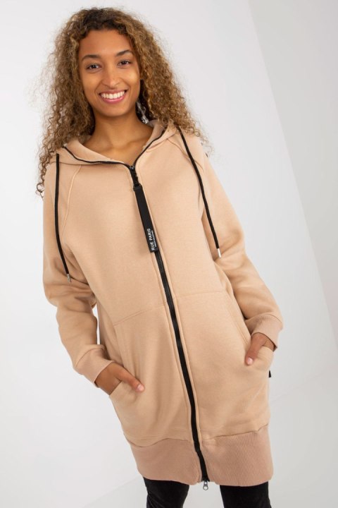 Bluza Damska Model AP-BL-AP-3004.32 Beige - Rue Paris Bluza Damska Model AP-BL-AP-3004.32 Beige - Rue Paris
