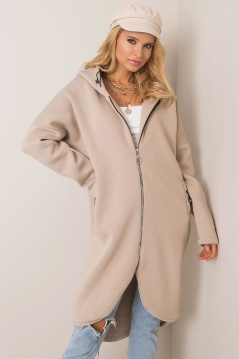 Bluza Damska Model RV-BL-4858-1.99P Beige - Rue Paris Bluza Damska Model RV-BL-4858-1.99P Beige - Rue Paris