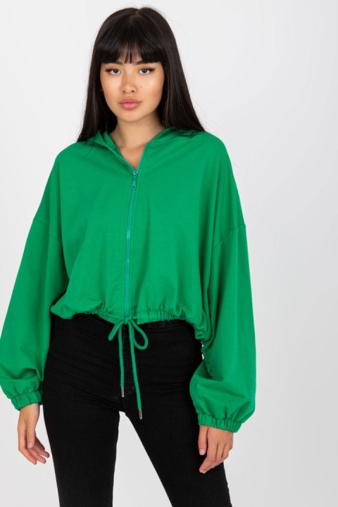Bluza Damska Model RV-BL-8081.36P Green - Rue Paris Bluza Damska Model RV-BL-8081.36P Green - Rue Paris
