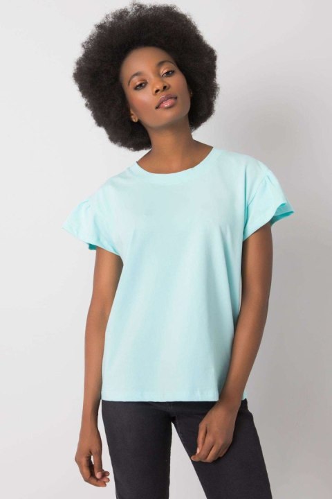 Bluzka Model RV-BZ-6724.69 Mint - Rue Paris Bluzka Model RV-BZ-6724.69 Mint - Rue Paris