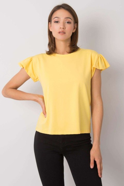 Bluzka Model RV-BZ-6724.69 Yellow - Rue Paris Bluzka Model RV-BZ-6724.69 Yellow - Rue Paris