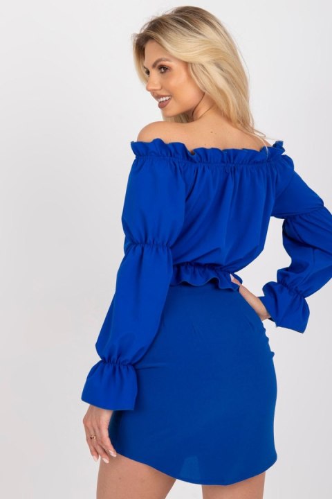 Bluzka Model WN-BZ-3108.53 Cobalt - Rue Paris Bluzka Model WN-BZ-3108.53 Cobalt - Rue Paris