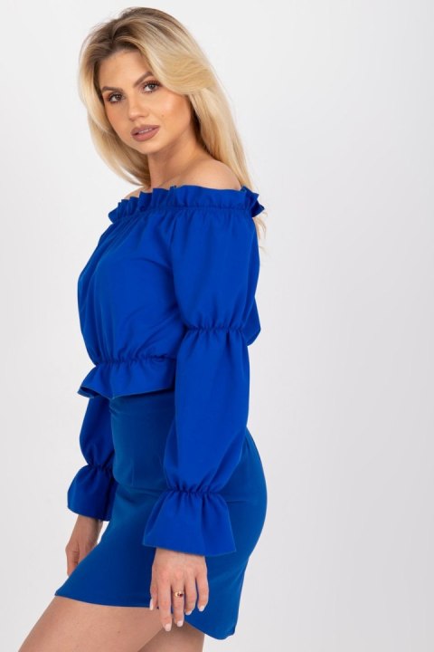 Bluzka Model WN-BZ-3108.53 Cobalt - Rue Paris Bluzka Model WN-BZ-3108.53 Cobalt - Rue Paris