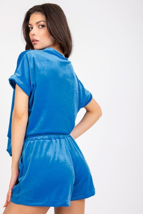 Spodnie Komplet Model WN-KMPL-8116.03P Blue - Rue Paris Spodnie Komplet Model WN-KMPL-8116.03P Blue - Rue Paris