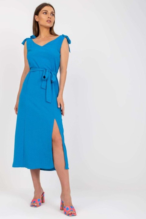 Sukienka Model WN-SK-1211.58 Blue - Rue Paris Sukienka Model WN-SK-1211.58 Blue - Rue Paris