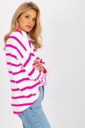 Sweter Damski Model LC-SW-2212.97P Fluo Pink - Rue Paris