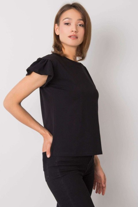 Bluzka Model RV-BZ-6724.69 Black - Rue Paris Bluzka Model RV-BZ-6724.69 Black - Rue Paris