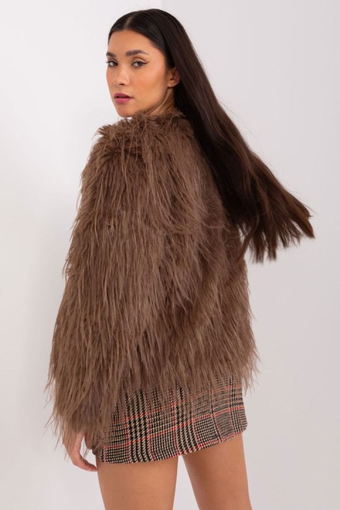 Kurtka Damska Model AT-KR-2359.96P Brown - AT Kurtka Damska Model AT-KR-2359.96P Brown - AT
