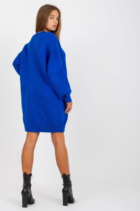 Sukienka Model LC-SW-0341.38P Cobalt - Rue Paris Sukienka Model LC-SW-0341.38P Cobalt - Rue Paris