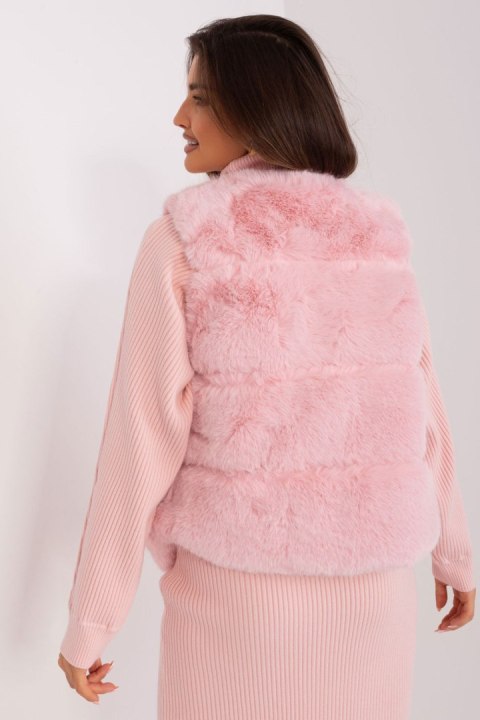 Kamizelka Model AT-KZ-2349.00P Light Pink - AT Kamizelka Model AT-KZ-2349.00P Light Pink - AT