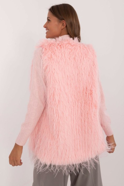 Kamizelka Model AT-KZ-2349-1.31P Light Pink - AT Kamizelka Model AT-KZ-2349-1.31P Light Pink - AT