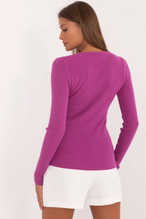 Sweter Damski Model AT-SW-2332-2.65 Violet - AT Sweter Damski Model AT-SW-2332-2.65 Violet - AT