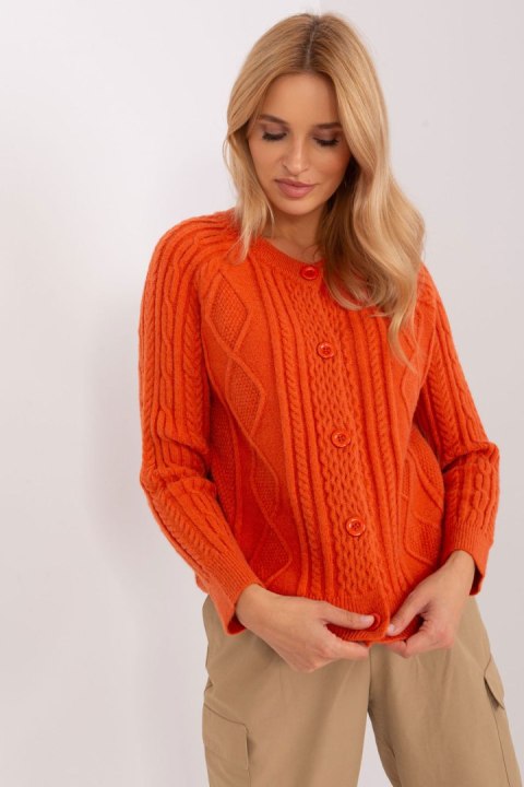 Sweter Damski Model AT-SW-2346-2.99P Orange - AT Sweter Damski Model AT-SW-2346-2.99P Orange - AT