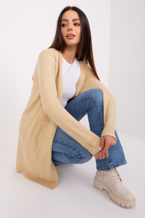 Sweter Kardigan Model AT-SW-2333.31X Beige - AT Sweter Kardigan Model AT-SW-2333.31X Beige - AT