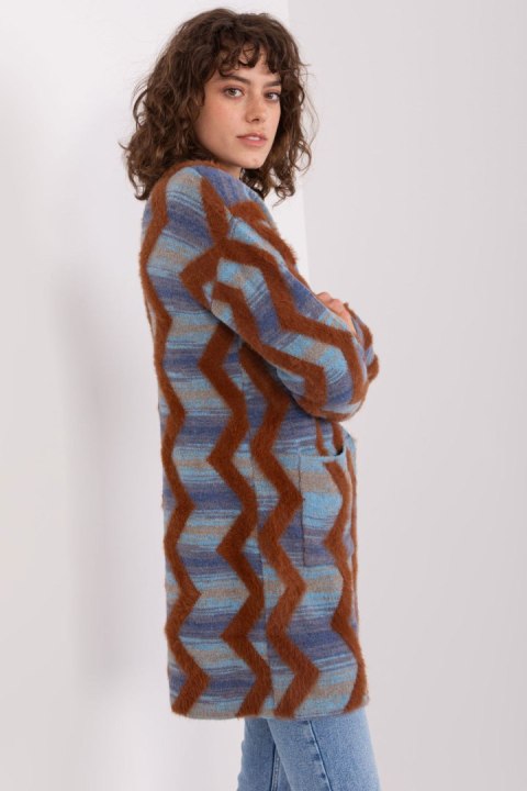 Sweter Kardigan Model AT-SW-234701.34 Dark Blue - AT Sweter Kardigan Model AT-SW-234701.34 Dark Blue - AT
