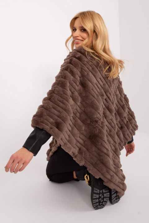 Sweter Ponczo Model AT-PN-2347.68 Brown - AT Sweter Ponczo Model AT-PN-2347.68 Brown - AT