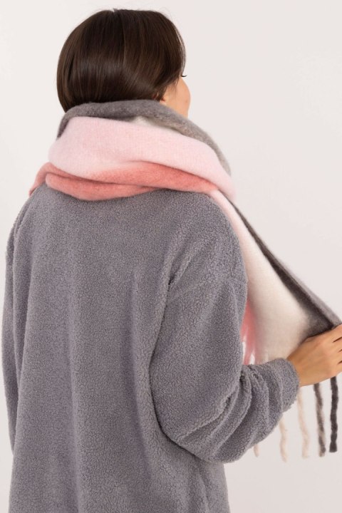 Szalik Model AT-SZ-2320.50 Grey/Pink - AT Szalik Model AT-SZ-2320.50 Grey/Pink - AT