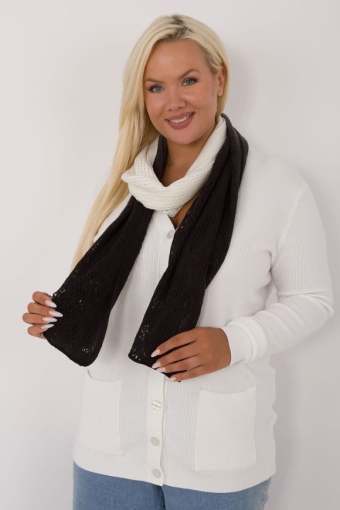 Szalik Model AT-SZ-602.61 Ecru - AT Szalik Model AT-SZ-602.61 Ecru - AT