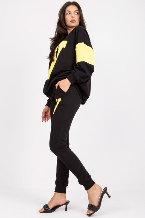 Spodnie Komplet Model FA-KMPL-7856.44P Black/Yellow - Fancy Spodnie Komplet Model FA-KMPL-7856.44P Black/Yellow - Fancy
