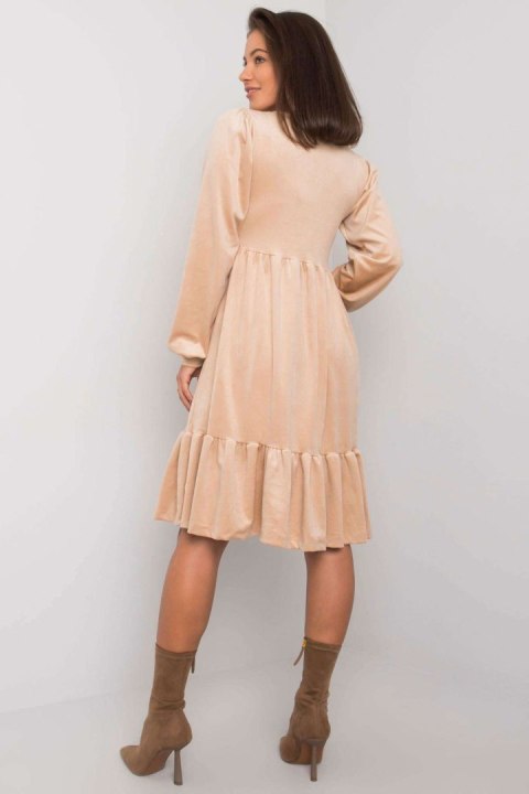 Sukienka Model FA-SK-7530.84P Beige - Fancy Sukienka Model FA-SK-7530.84P Beige - Fancy