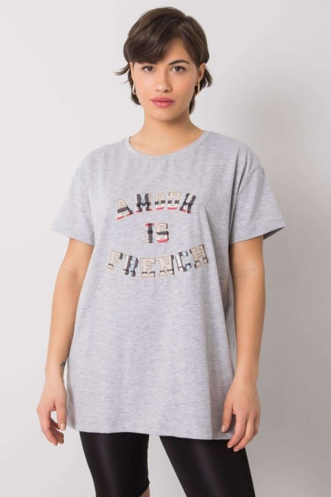 T-shirt Damski Model FA-TS-6892.88 Grey - Fancy T-shirt Damski Model FA-TS-6892.88 Grey - Fancy