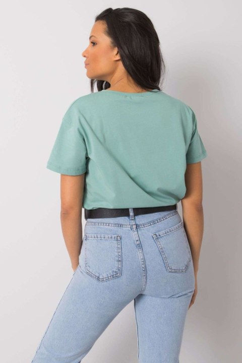 T-shirt Damski Model FA-TS-6892.88 Pistacja - Fancy T-shirt Damski Model FA-TS-6892.88 Pistacja - Fancy
