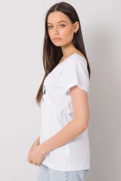 T-shirt Damski Model FA-TS-7142.37P White - Fancy T-shirt Damski Model FA-TS-7142.37P White - Fancy