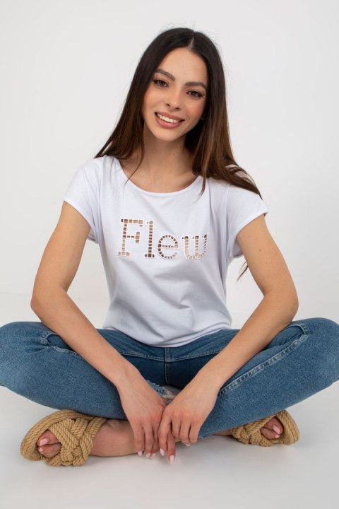 T-shirt Damski Model FA-TS-8515.46 White - Fancy T-shirt Damski Model FA-TS-8515.46 White - Fancy