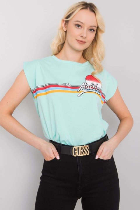 Tshirt damski Model FA-BZ-7139.73P Mint - Fancy Tshirt damski Model FA-BZ-7139.73P Mint - Fancy
