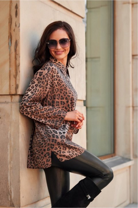 Koszula Damska Model Larisa BLU0193 W28 Multicolor - Roco Fashion Koszula Damska Model Larisa BLU0193 W28 Multicolor - Roco Fashion