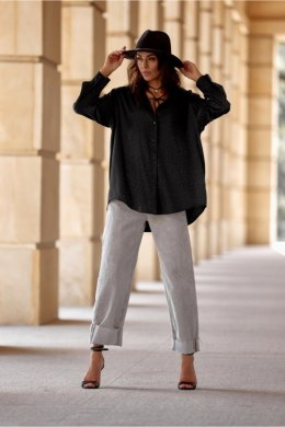 Koszula Damska Model Suzie CZA BLU0184 Black - Roco Fashion