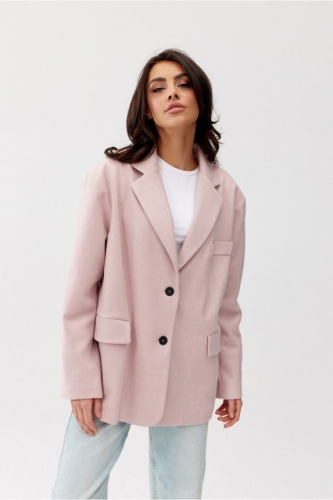 Marynarka Model Arya ROZ ZAK0018 Pink - Roco Fashion Marynarka Model Arya ROZ ZAK0018 Pink - Roco Fashion