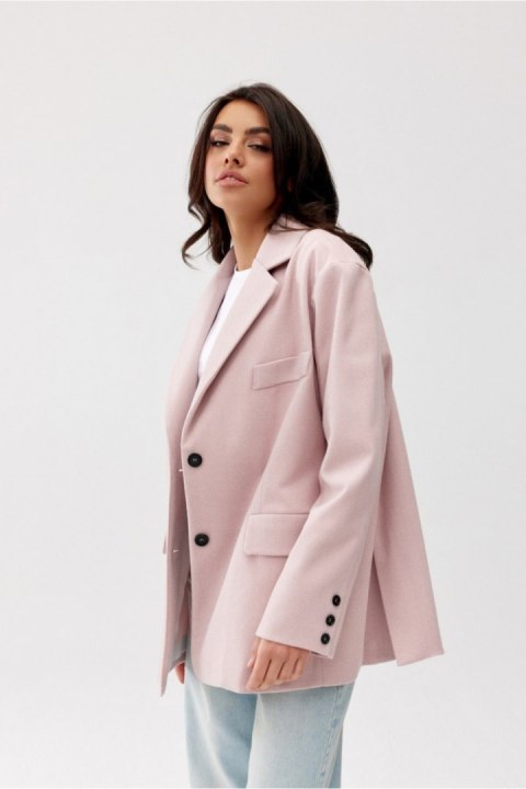 Marynarka Model Arya ROZ ZAK0018 Pink - Roco Fashion Marynarka Model Arya ROZ ZAK0018 Pink - Roco Fashion