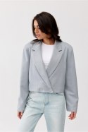 Marynarka Model Juliet SZA ZAK0017 Grey - Roco Fashion