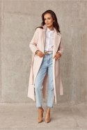 Płaszcz Damski Model BEJ PLA0017 Beige - Roco Fashion