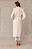 Płaszcz Damski Model BEJ PLA0017 Beige - Roco Fashion