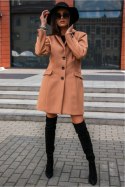 Płaszcz Damski Model BEZ PLA0012 Beige - Roco Fashion