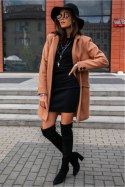 Płaszcz Damski Model BEZ PLA0012 Beige - Roco Fashion