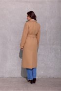 Płaszcz Damski Model Vivienne CAM PLA0039 Camel - Roco Fashion