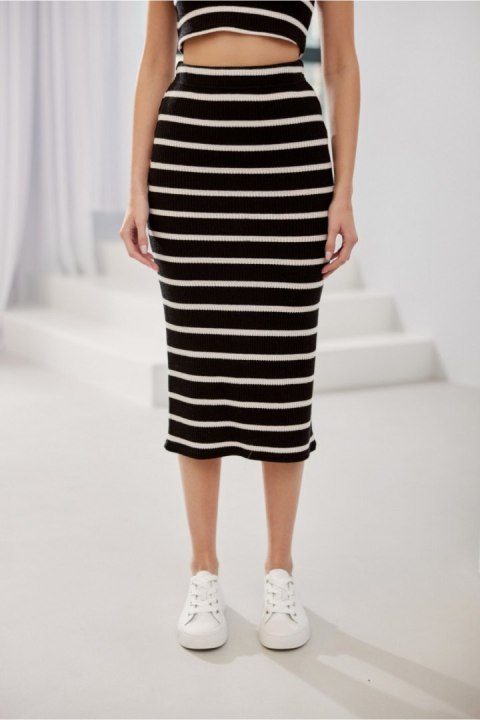 Spódnica Model Livya CZA SPO0046 Black - Roco Fashion Spódnica Model Livya CZA SPO0046 Black - Roco Fashion