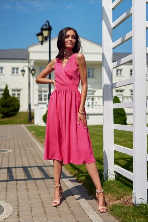 Sukienka Model Lily AMA SUK0399 Amarant - Roco Fashion Sukienka Model Lily AMA SUK0399 Amarant - Roco Fashion
