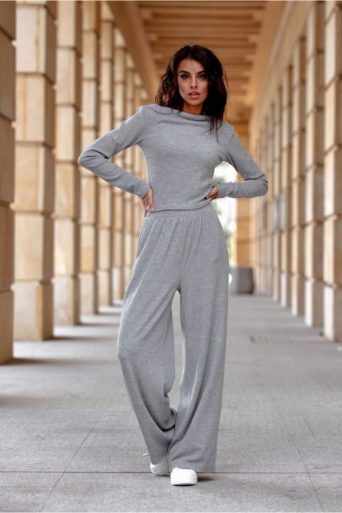 Bluzka Model Darby SZA BLU0188 Grey - Roco Fashion Bluzka Model Darby SZA BLU0188 Grey - Roco Fashion