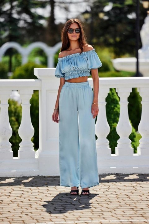 Bluzka Model Marbella NIE BLU0181 Blue - Roco Fashion Bluzka Model Marbella NIE BLU0181 Blue - Roco Fashion