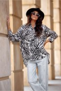 Koszula Damska Model Maila BLU0183 W27 Multicolor - Roco Fashion