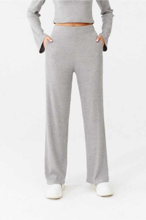 Spodnie Damskie Model Hanne SZA SPD0029 Grey - Roco Fashion Spodnie Damskie Model Hanne SZA SPD0029 Grey - Roco Fashion